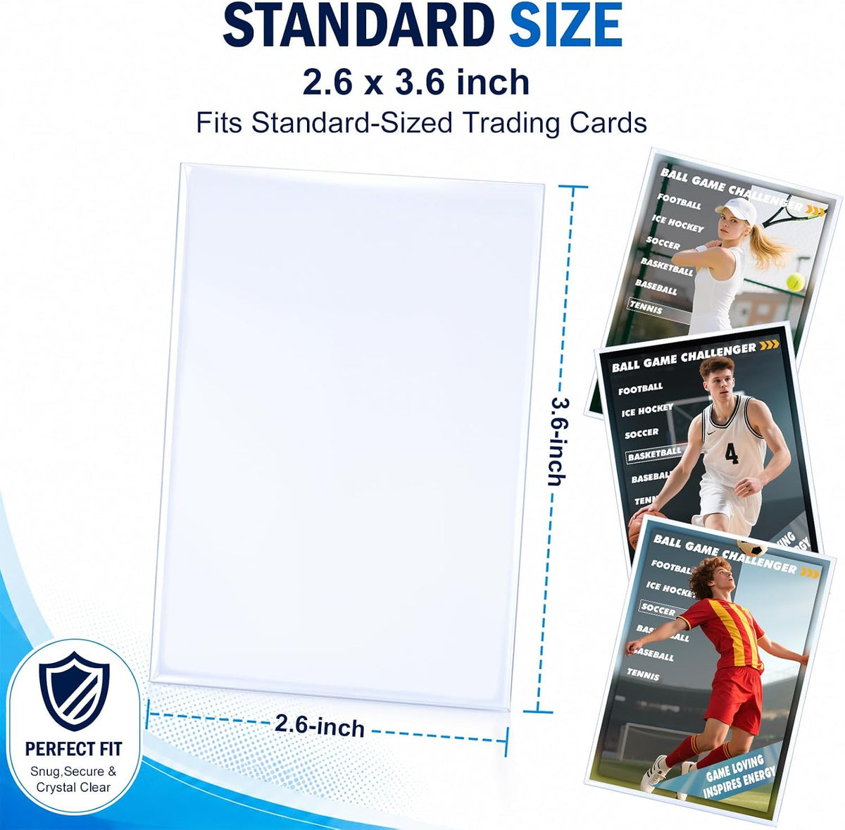 100ct Clear Soft Penny Sleeves for Trading Cards